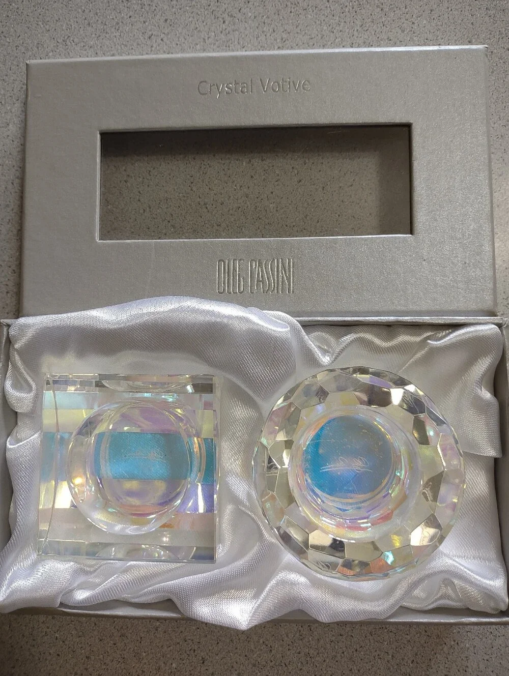 Oleg Cassini Crystal Votives*